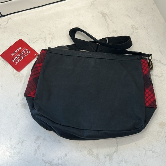 Stormy Kromer The Companion Purse Crossbody Messenger Wool Satchel Tartan Plaid - Picture 3 of 16